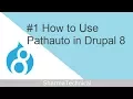 How to Use Pathauto in Drupal 8