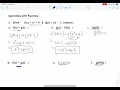 How to Solve Function Notation Problems for the New SAT Math Operations Composition Explained