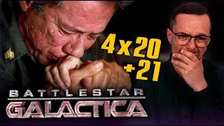 Battlestar Galactica 4x20+21 REACTION! Daybreak: Parts 2 & 3 | SERIES FINALE
