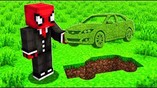 Minecraft AMA Bloklardan Araba Çıkardım