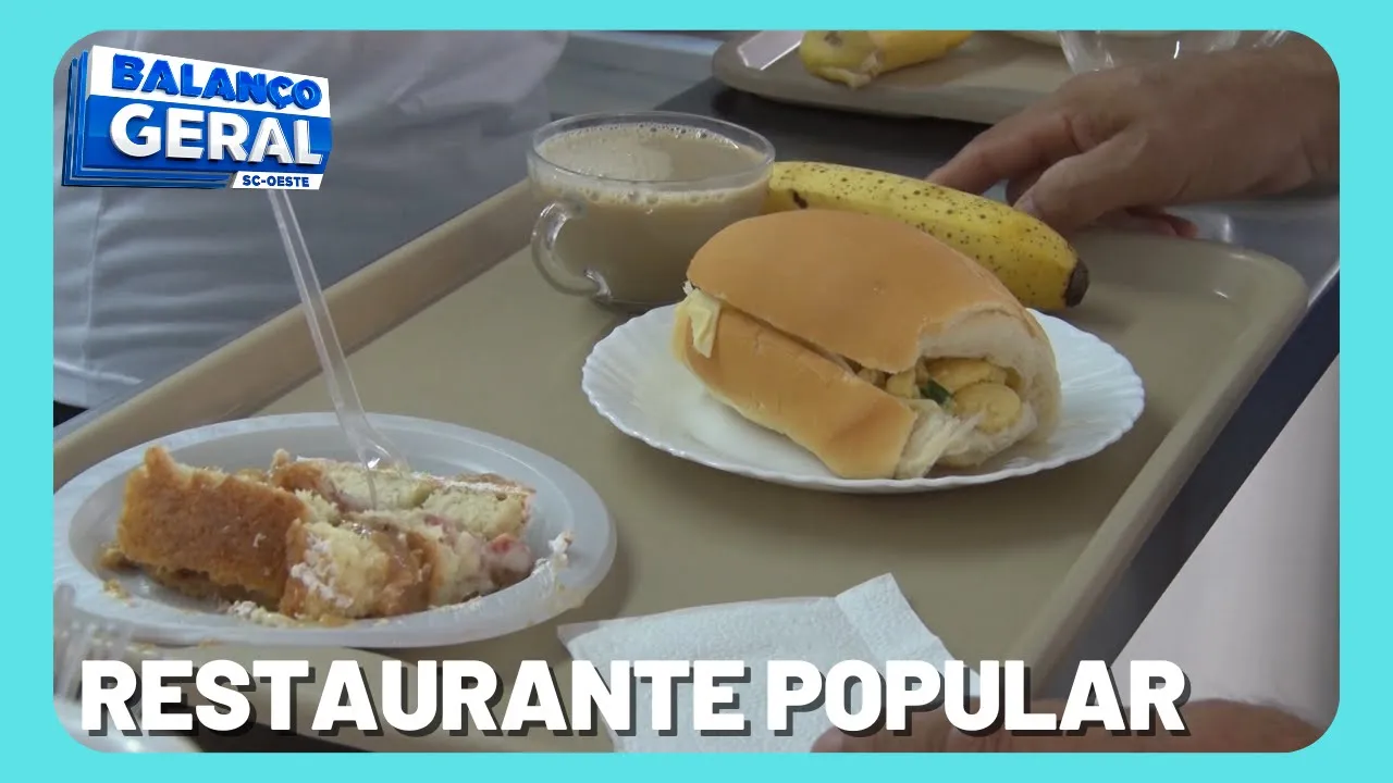 Em um ano Restaurante Popular Bom Prato serviu mais de 130 mil refeições em Caçador