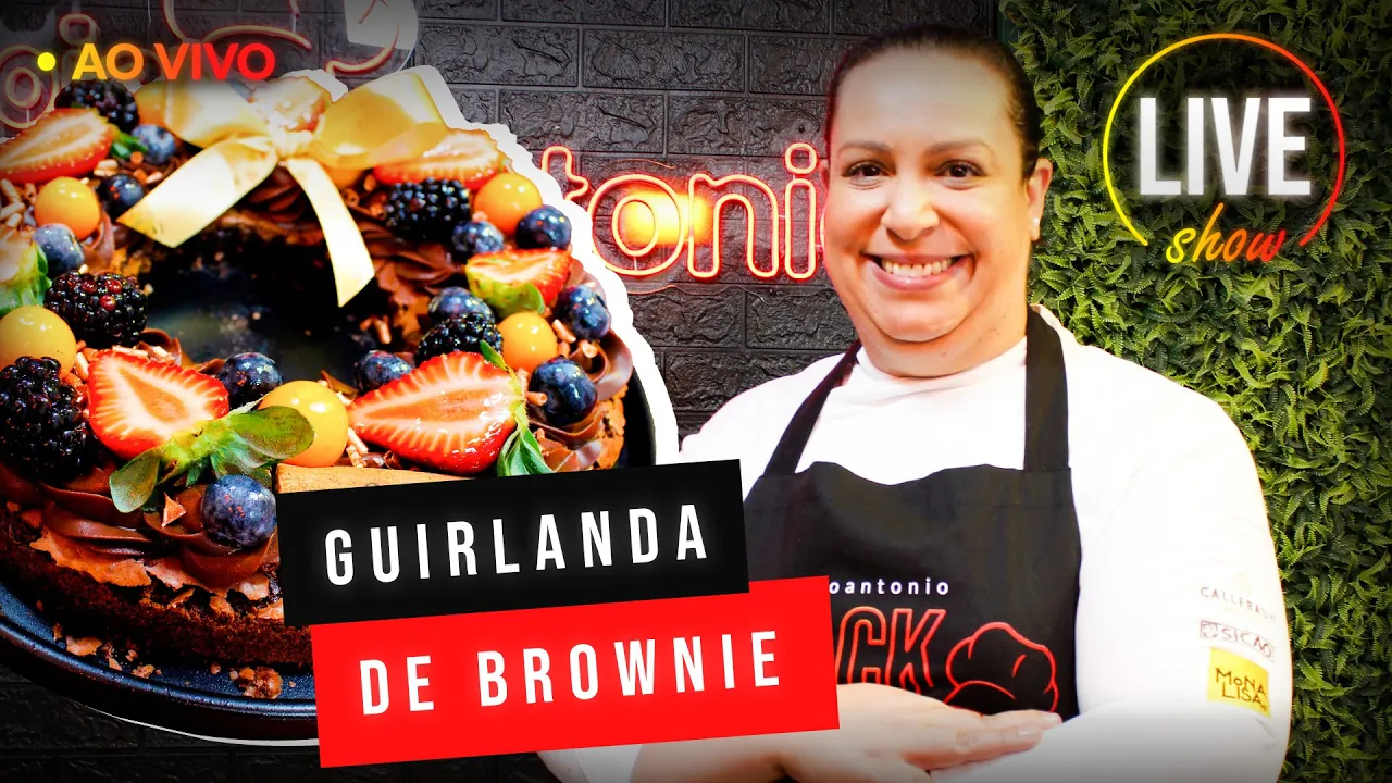 🔴 GUIRLANDA DE BROWNIE | ANA COSTA | SICAO | LOJA SANTO ANTONIO