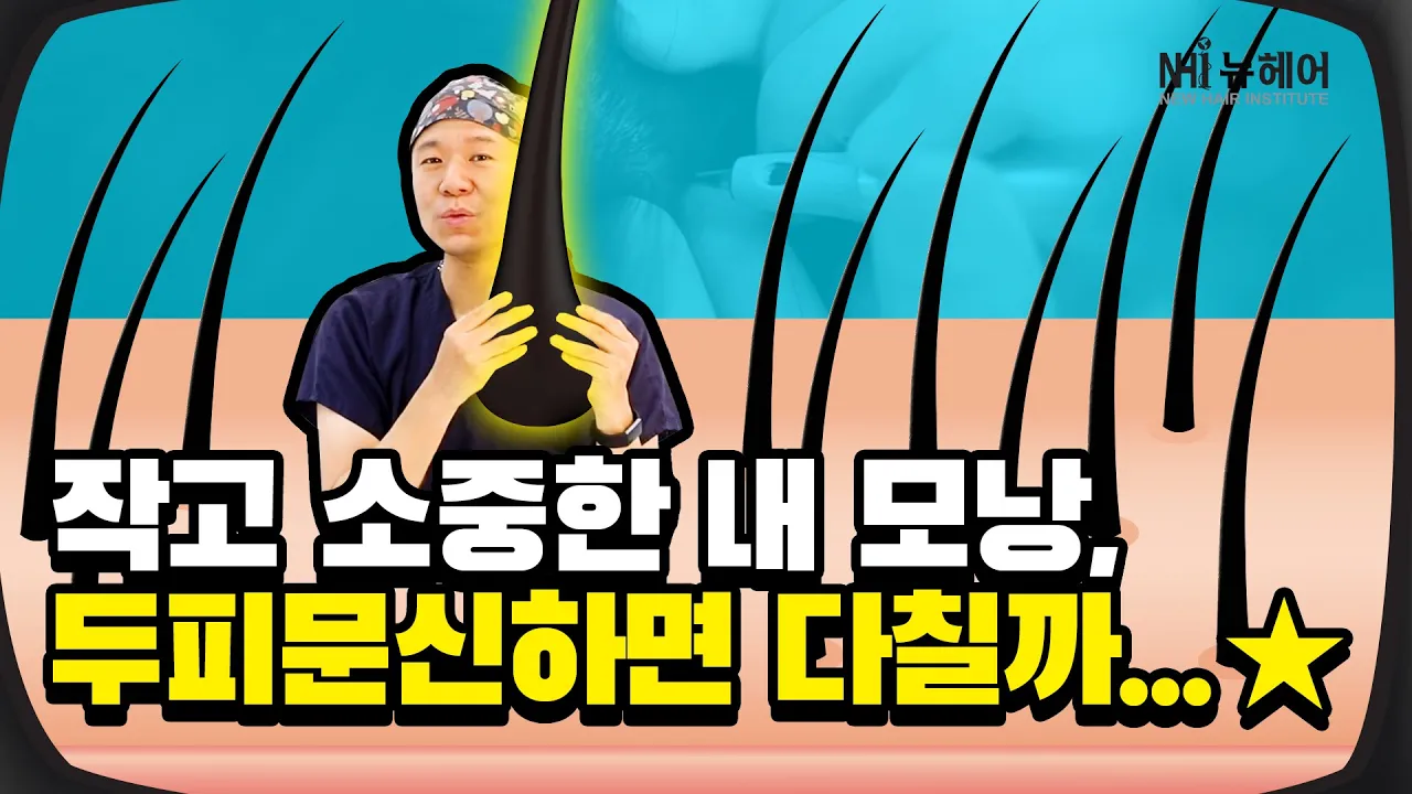 두피문신하면 탈모된다? 모낭 손상 O X - 뉴헤어 I 두피문신