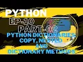 Python Course in Hindi EP 10 PART 02 Python Dictionaries Copy Nested dictionary Methods