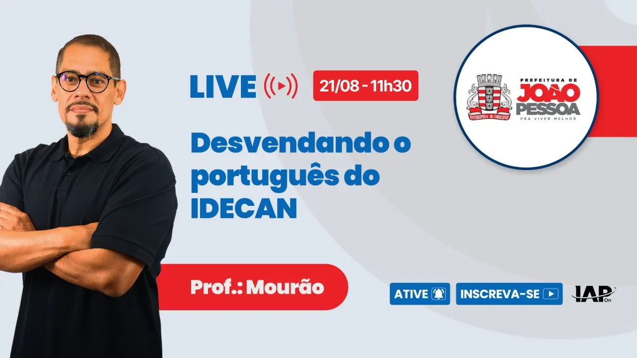 Desvendando o Português do IDECAN com o Professor Mourão