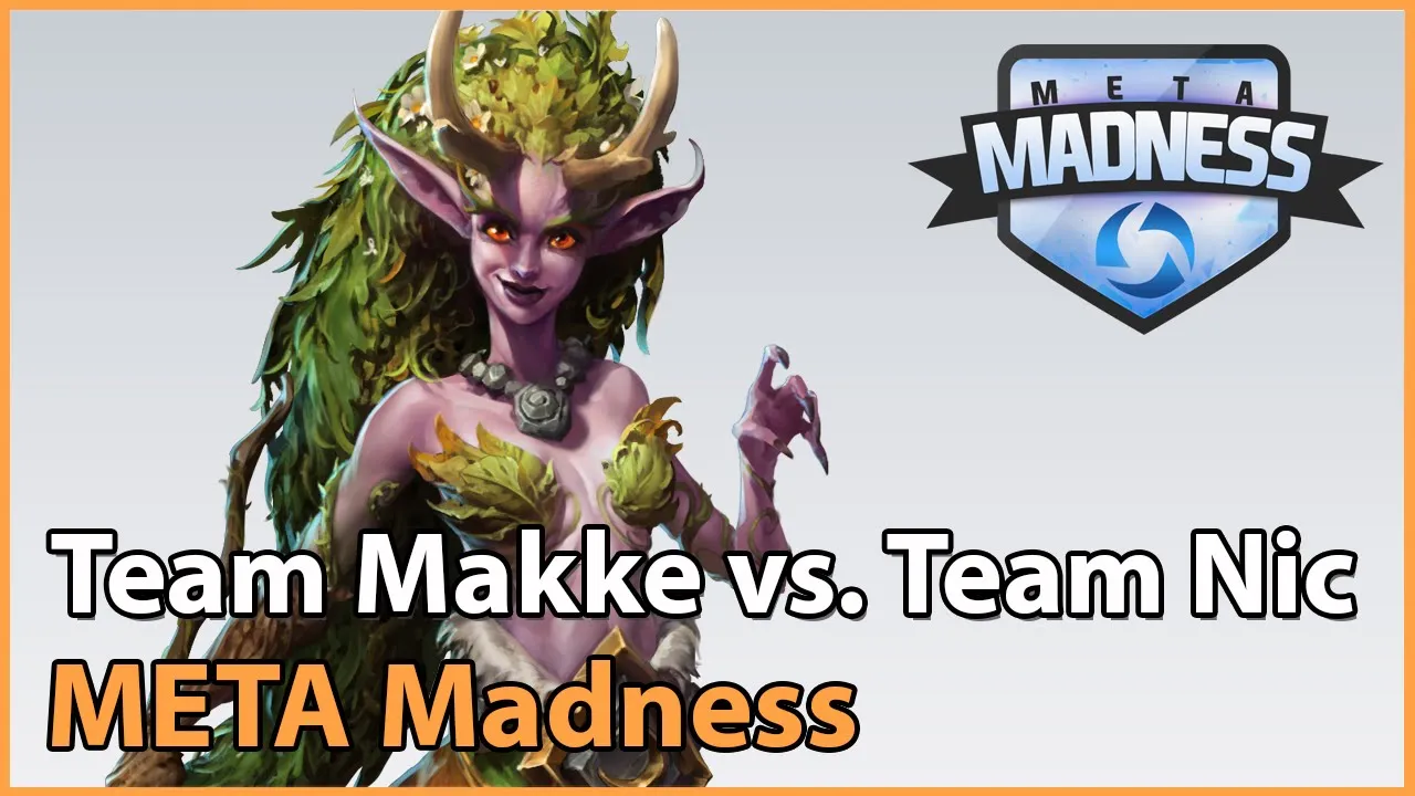 ► Team Makke vs. Team Nic - META Madness Playoffs - Heroes of the Storm Esports