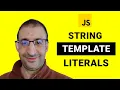 11 - String and Template Literals in JavaScript JavaScript Tutorial JavaScript for Beginners