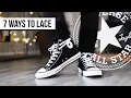 7 WAYS TO LACE CONVERSE CHUCK TAYLOR ALL STAR HIGH TOP I AM RIO P