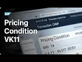 05 Condition Master Data Pricing T-Code VK11