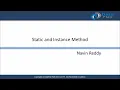 Java Static and Instance Method