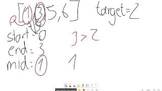 LeetCode 35 Search Insert Position Binary Search Explained JavaScript