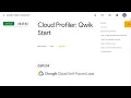 Cloud Profiler Qwik Start GSP209