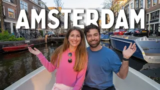 FIRST TIME in AMSTERDAM NETHERLANDS it was more chaotic than we expected