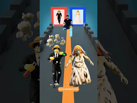 Luffy and Nami's Wedding Run Be Like! 😭😭 #animation