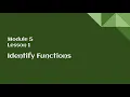 8th Grade Module 5 Lesson 1 Identify Functions