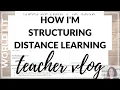 HOW I M STRUCTURING DISTANCE LEARNING High School Teacher