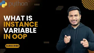 What is instance variable in OOP The Complete Python Course Basic to Advance Python Tutorial