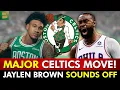Celtics Make MAJOR Roster Move Jaylen Brown 76ers Press Conference REACTION