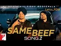 Download Lagu SAME BEEF 2 WITH NEW LINES BOHEMIA SIDHU MOOSE WALA