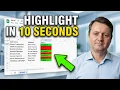Automate Highlighting in Google Sheets in 10 Seconds