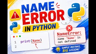 Python NameError in 60 Seconds Common Python Mistake