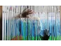 How To Make A Beaded Door Curtain Out Of Drinking Straws - DIY Recycling Door Curtain Tutorial