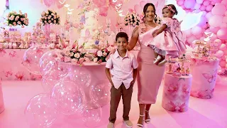 ANIVERSÁRIO DE 1 ANO DA MINHA FILHA * TEMA: O MUNDO ENCANTADO DA LAURA 🦋🌸💖
