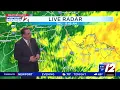 WPRI 12 Weather Forecast for 25 Rain tapers to showers this morning
