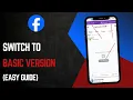 Basic Facebook MBASIC How To Switch To Facebook s Basic Version