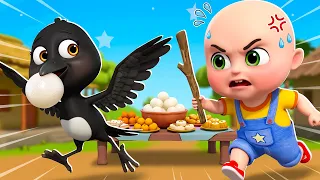 Daale Boshe Kak Daake Ka Ka Ka  | Bengali Rhymes for Kids | Bengali Nursery Rhymes | Jugnu Kids