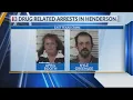 3 people arrested for drug crimes in Henderson County 1 ran from deputy