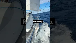 Day 3 trip back from sandbar and random boat project video lol #sailing  #sittingonthedockofthebay