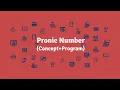 Program to check Pronic Number in Java Concept Program ICSE-10th Computer Applications