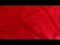 Vintage Fabric - 1950 s Red Taffeta Moire