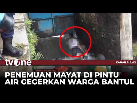 Sesosok Mayat Ditemukan di Pintu Air, Diduga Korban Kecelakaan