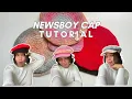 Crochet Newsboy Cap Tutorial Beret Cap Bakerboy Hat Crochet Tutorial