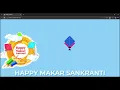 Happy Makar Sankranti Animation Website Using HTML CSS Flying Kite Animation