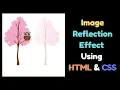 Add Image Reflection Effect using Html CSS