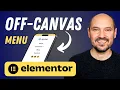 Elementor Off-Canvas Mobile Menu Step By Step Tutorial