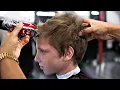 HAIRCUT TUTORIAL TEXTURED TOP LOW FADE MESSY LOOK