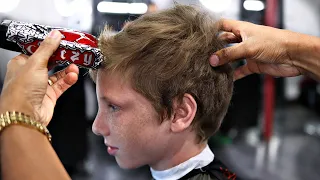 HAIRCUT TUTORIAL TEXTURED TOP LOW FADE MESSY LOOK