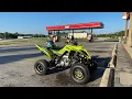 Breakfast run on the Raptor 700r