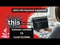Java this Keyword Explained Why and How to Use this in Java for Beginners