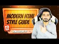 HTML Style Guide - More Tips for Clean Code Part 2 HTML Web Dev 19