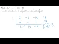 Polynomials Rational Root Theorem Example 1