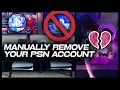 MANUALLY REMOVE YOUR PSN ACCOUNT FROM ANY CONSOLE