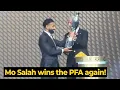 Download Lagu Mo Salah REAGEERT na het winnen van de titel Speler van het Jaar bij de Heren - Volledige PFA Awa...