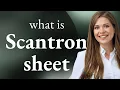Understanding Scantron Sheets A Guide for English Learners