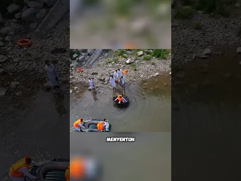 lomba menyebrangi sungai dengan kapal dari barang barang random!!!!