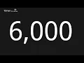 6000 Second Countup Timer